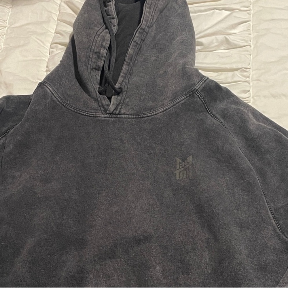 BTS Butter Acid Gray Hooded Sweatshirt